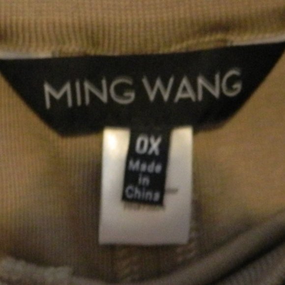 Ming Wang $225 Basic Cut Knit Pant Java Sx 0X 52644 NWT! - Picture 4 of 4